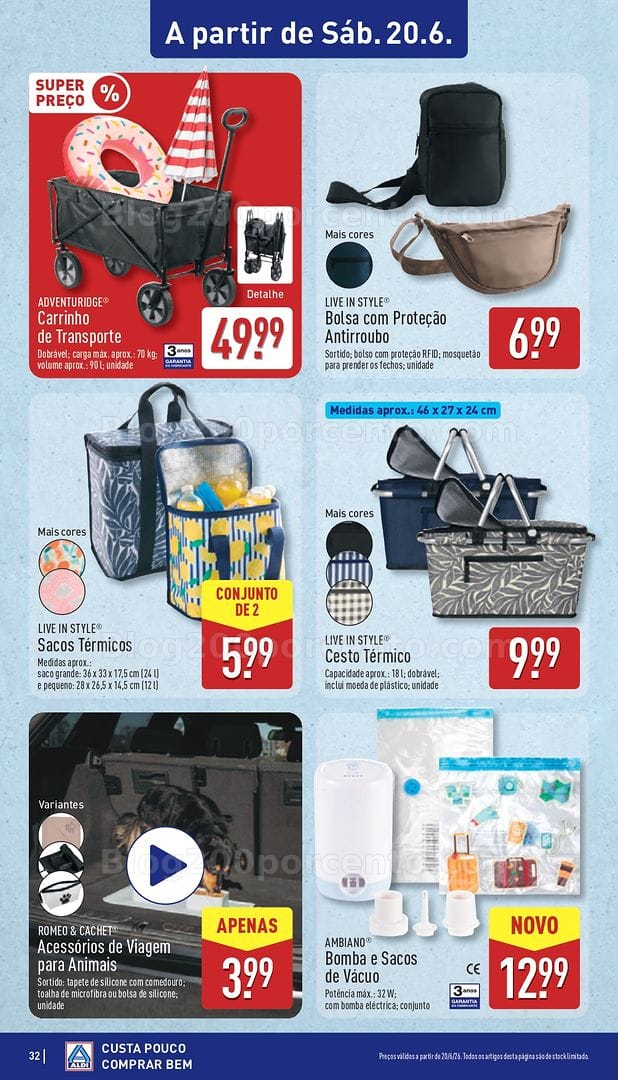 Antevisão Folheto ALDI Promoções de 15 a 21 junho